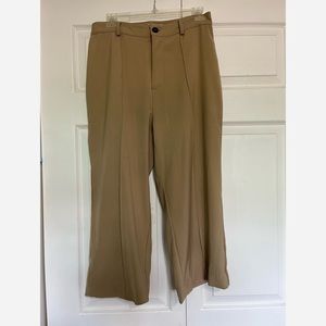 Pull & Bear Beige Loose Trousers